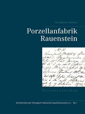 cover image of Porzellanfabrik Rauenstein